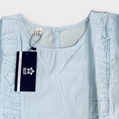 【新品】ワンピース 子供服 キッズ 女の子 半袖 水色 夏　の画像