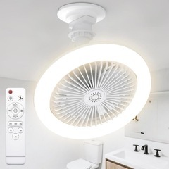 シーリングファンライト LED ファン付き照明 扇風機 照明器具...