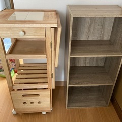 ワゴンと3段Boxセット