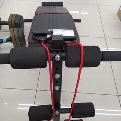 ★ジモティ割あり★ Cutee Fox トレーニングベンチ ブラック H60×D55×W130 クリーニング済み HJ6856の画像