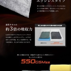【新品】ガラコート マイクロファイバークロス 車 洗車 タオル ガラス 5枚セットの画像