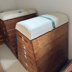 跳び箱６台　とび箱　大中小　セノー他　一部難あり　体育パルクールの画像