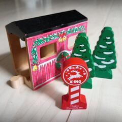 木製トーマス　クリスマストーマス　パーシーセットの画像