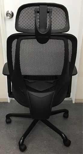 オフィスチェア ニトリ ZHT T703LS ヘッドレスト付きメッシュ張り
