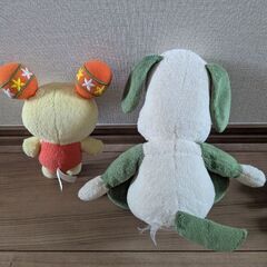 ワンワンとうーたんのぬいぐるみの画像