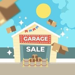 6月21日 11:00〜15:00 ガレージセールします。