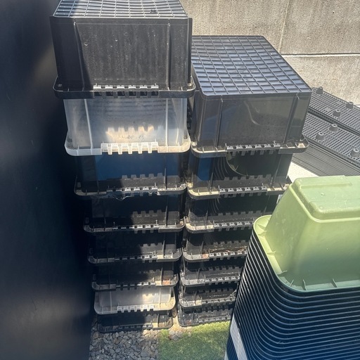 タライ たらい 120L プランター NVボックス メダカ 大量 らんちゅう 
