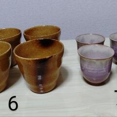 中皿､大皿､小鉢､醤油皿､焼酎グラス､湯呑みの画像