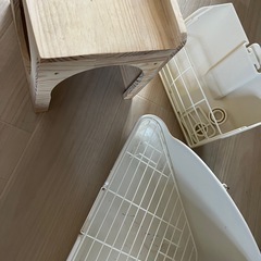 ウサギ小屋、小物の画像
