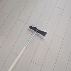 フローリングワイパー 床用 本体収縮タイプ　ブラウンの画像