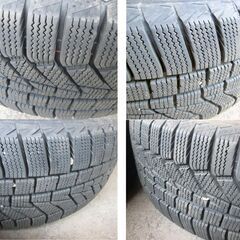 506096スタッドレスタイヤ / ハンコック Winter icept iz2A 205/55R16 2017年製【4本】中古品 ※お引取限定の画像