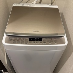 Hisense(ハイセンス)洗濯機、2024年11月に新品で購入...