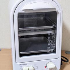 【未使用】National　オーブントースター　縦型　レトロ