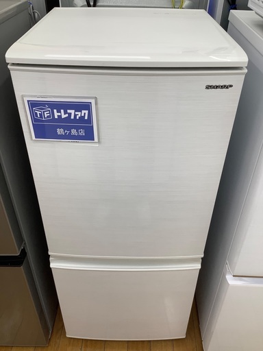 SHARP 2ドア冷蔵庫　SJ-D14E-W 137L