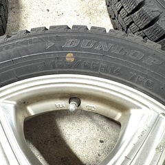 軽自動車などに②　155/65R14 スタッドレスタイヤ付き4本セットの画像