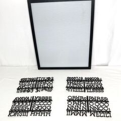 ∞ 未使用品 レターボード 高さ50センチ 繰り返し使用OK ポップボード 看板 付属品付きの画像