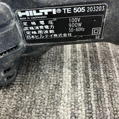 中古工具　Hilti　SDS-MAXハンマドリル　 コード式の画像