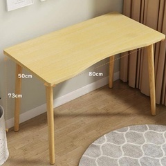 パソコンデスク ワークデスク幅80cm×奥50cm 北欧 化粧台 作業机 仕事用の画像