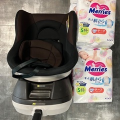 チャイルドシート　紙おむつ
