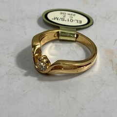 Y 2506-510  C.Z. キュービックジルコニア リング 12号 中古の画像