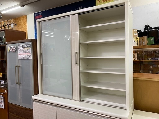 【愛品館 江戸川店 】2枚スライド扉 カップボード NITORI（ニトリ）