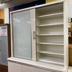 【愛品館 江戸川店 】2枚スライド扉 カップボード NITORI（ニトリ）の画像