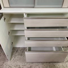 【愛品館 江戸川店 】2枚スライド扉 カップボード NITORI（ニトリ）の画像