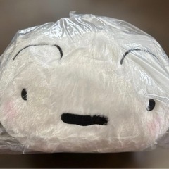 クレヨンしんちゃん　めちゃもふぐっと　のっかりシロぬいぐるみ