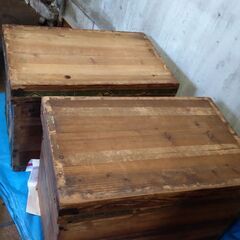 【値下げ】【茶箱】収納箱　2箱の画像