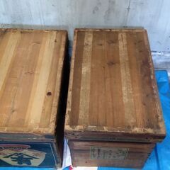 【値下げ】【茶箱】収納箱　2箱の画像