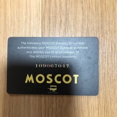 MOSCOT眼鏡　正規品の画像