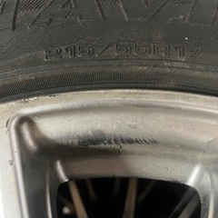 STI スバル純正オプションENKEI製　5穴100★17インチアルミ4本セット★ 7J +48 ハブ径56　プリウス BRZ 86の画像