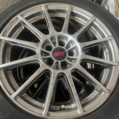 STI スバル純正オプションENKEI製　5穴100★17インチ...