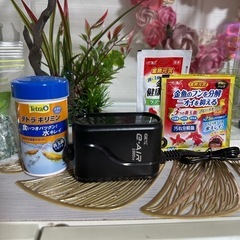 GEX 金魚元気 ぶくぶく 水キレイセット 水槽 Ｍの画像