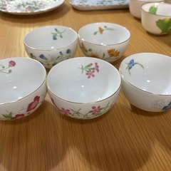 香蘭社湯呑み１０個セットの画像