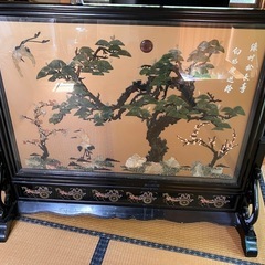 衝立 パーテーション 中国美術