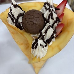 いちごクレープチョコアイスサンプルの画像