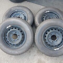 NV350キャラバン タイヤホイール 4本ｾｯﾄ 195/80R...