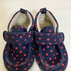 【中古雑貨】子供用品　靴　13.0cm 紺