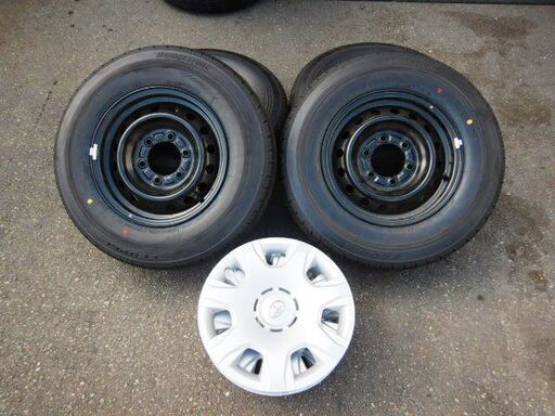 ハイエース　新車外し　195/80R15 タイヤ・ホイールセット 4本 楽天市場】【4本組】200系 ハイエース タイヤホイールセット