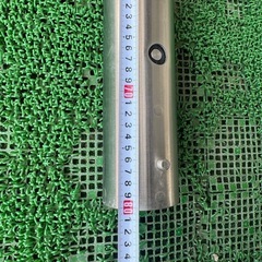 駐車場 ポール 1本 ステンレス製 全長約80cm  太さ約7.5cmの画像
