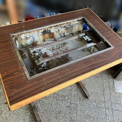 お好み焼き 鉄板焼きテーブル LPガス用 テーブル プロパン 山...
