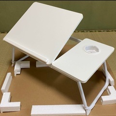 ローテーブル 折りたたみ0°~36°調整可能 PC ベッド ソフ...