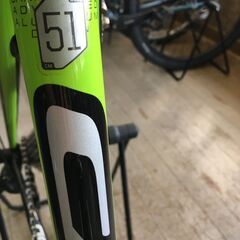 Cannondale　ロードバイク　28インチ　F170502224ブラック×グリーン　2018年製の画像
