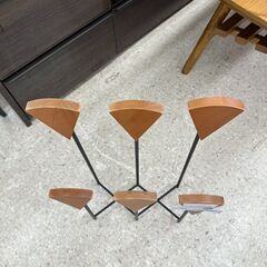 ★リユースのサカイ高崎店★TJ12030  スリッパラック 茶 H46.5×D11×W24 クリーニング済みの画像