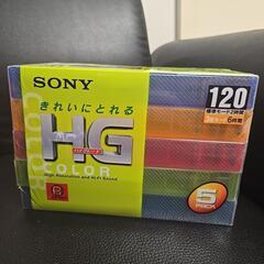 新品SONYビデオテープ5本未開封あげます。