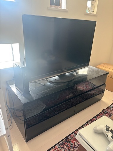 パナソニックVIERA 37インチ　テレビボード黒