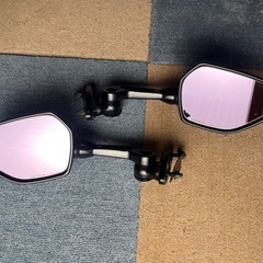 TANAX バイク用ミラー（左右セット）   の画像