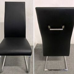 ニトリ エクステンション ダイニングテーブル エスペルト 幅160～200 チェア2脚セット 強化ガラス ストーン調 中古家具 店頭引取歓迎 R9673の画像