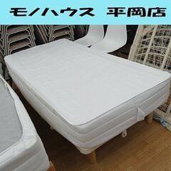 ① 無印良品 シングルベッド 幅98×奥198×高53cm スチ...